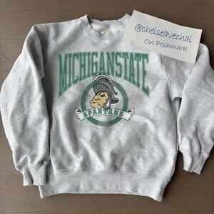 Vintage Michigan State Spartans Football Sweatshirt, Michigan State University
